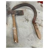 Vintage Hatchet & Scythe Cutter