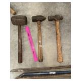(3) Shop Hammers