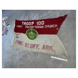 Vintage 1950's Boy Scout Banner