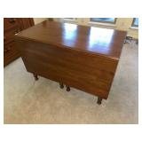 Excellent Walnut Drop Leaf Dining Table (See below