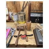 (3) Wood Mallets & Plane
