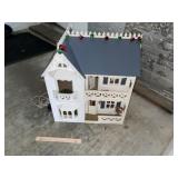 Vintage Wood Doll House & Furniture
