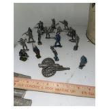 Vintage Lead Soldiers & Cannon (20 Pcs)