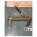 Vintage Anheuser-Busch Bartender' sKnife