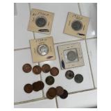 Wheat Pennies & Nickels in Group