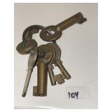 Vintage Railroad Keys