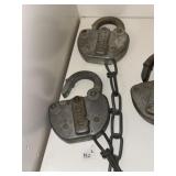 Vintage Railroad Locks
