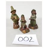 3 Tom Clark Gnome Figurines / Sculptures