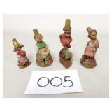 4 Tom Clark Gnome Figurines / Sculptures
