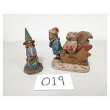 2 Tom Clark & Tim Wolfe Figurines / Sculptures