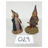 2 Tom Clark Gnome Figurines / Sculptures