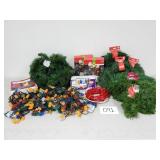 Holiday Lights and Lighted Garland (No Ship)