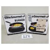 2 Elite Gourmet Electric Single Burners