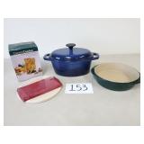 Stoneware & Enameled Cast Iron Cookware (No Ship)