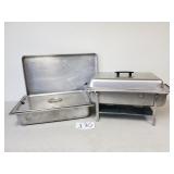 Stainless Chafing Dish, Pans & Tray (No Ship)