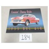 Chevy 1955 Bel Air Metal Sign
