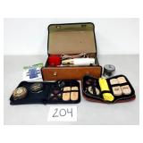 Vintage Electric Shoe Polisher + Shoe Care