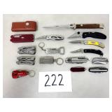 Assorted Pocket Knives / Tools