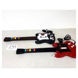 2 PlayStation 2 / PS2  Wired Guitars (No Ship)