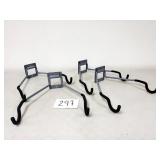 4 Wall-Mount Bike Hangers