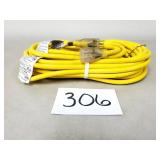 New 12G 50 Extension Cord with Lighted Ends