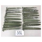 20 Military Aluminum 12" Tent Stakes