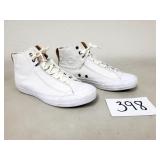 Converse All Star White Leather Alpha Mid Shoes