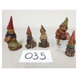 5 Tom Clark Gnome Figurines / Sculptures
