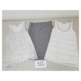 2 Express Tanks (XS) + Amisu Gray Skirt (Size 4)