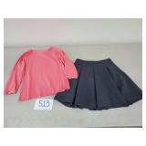 Sag Harbor Top + Zara Woman Skirt