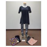 4 LuLaRoe Tops & 2 Leggings - Size XXS