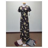 LuLaRoe Dress, 3 Tops & 2 Leggings - Size XS