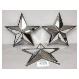 x3 Mirrored Star Wall Decor (No Ship)