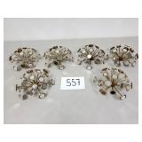 6 Starburst Mirrored Wall Decor (No Ship)