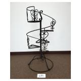 Wrought Iron Spiral Staircase Plant Stand (No Ship