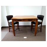 Dining Table with 2 Chairs (No Ship)