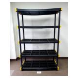 Black and Yellow Plastic Shelf (No Ship)