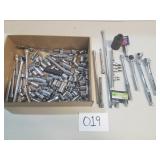 Lot of Assorted Sockets, Extensions, Adapters, etc