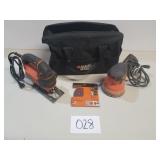 Lot of 2 Black & Decker Power Tools with Tool Bag