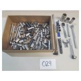 Lot of Assorted Sockets, Extensions, Adapters, etc