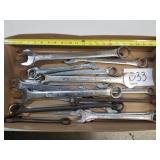 Lot of Assorted SAE Wrenches