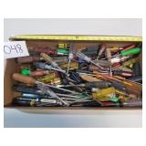 Lot of Assorted Screwdrivers, Hand Tools, etc