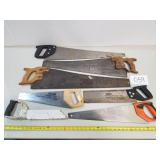 Lot of Assorted Hand Saws