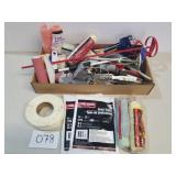 Lot of Assorted Paint Tools and Supply