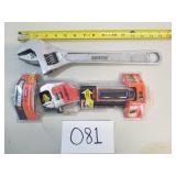 Sears 15" and Black & Decker 8" Adjustable Wrench