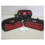 Lot of 3 Small Tool Carry Bags