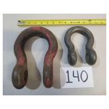 Lot of 2 Anchor Shackles