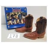 Kids Los Altos Cowboy Boots Size 10.5