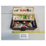 Umco Tackle Box with Fishing Tackle & Supply
