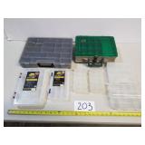 Lot of 8 Assorted Plastic Storage Cases